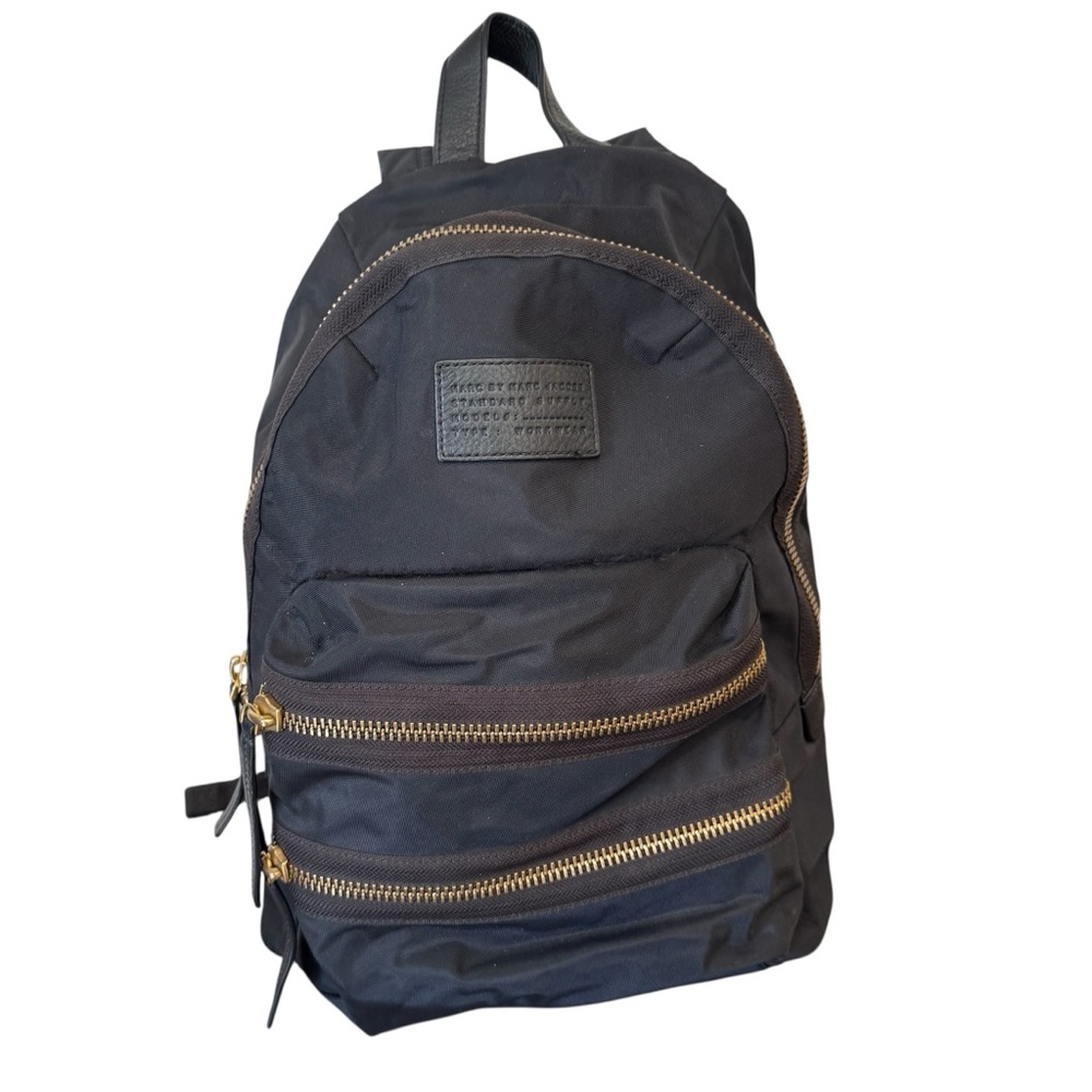 Marc By Marc Jacobs Domo Arigato Packrat Black Backpack Diaper bag Travel Bag